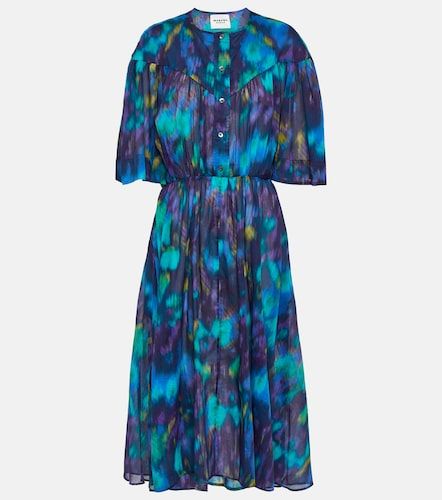Robe midi Maggy en coton imprimé - Marant Etoile - Modalova