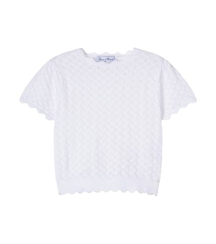 Pull en coton pointelle - Tartine et Chocolat - Modalova