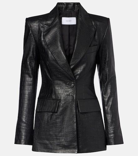 Alex Perry Blazer en cuir embossé - Alex Perry - Modalova