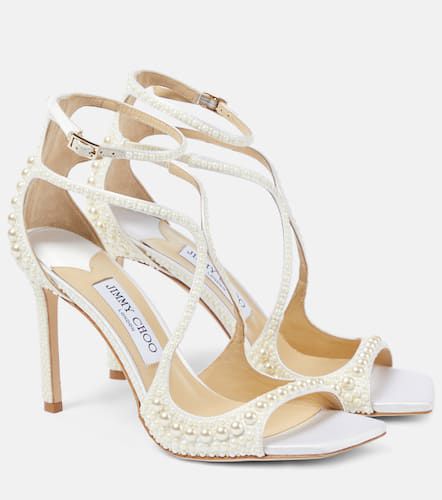 Sandales de mariée Azia en cuir - Jimmy Choo - Modalova