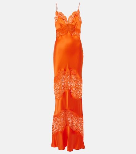 Robe nuisette Adira en soie et dentelle - Rebecca Vallance - Modalova