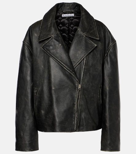 Acne Studios Veste biker en cuir - Acne Studios - Modalova