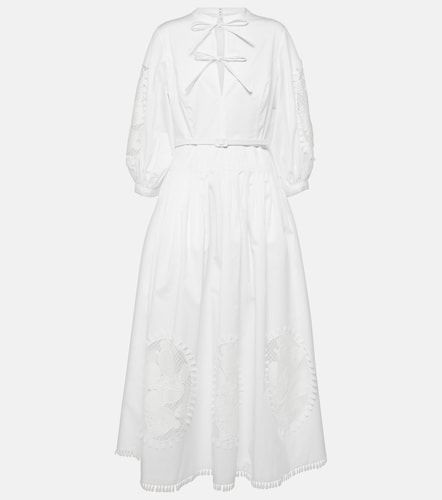 Robe longue en coton mélangé - Oscar de la Renta - Modalova