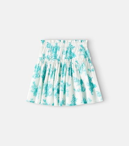 Jupe Tatiana en coton à fleurs - C'era Una Volta - Modalova