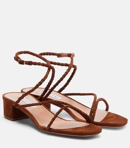 Aquazzura Sandales Luca en daim - Aquazzura - Modalova