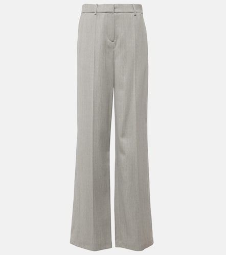 Pantalon à taille mi-haute en laine - Magda Butrym - Modalova
