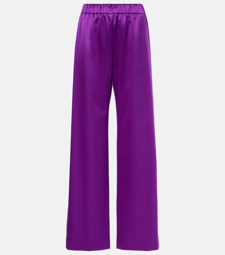 Pantalon ample en satin de soie - Valentino - Modalova