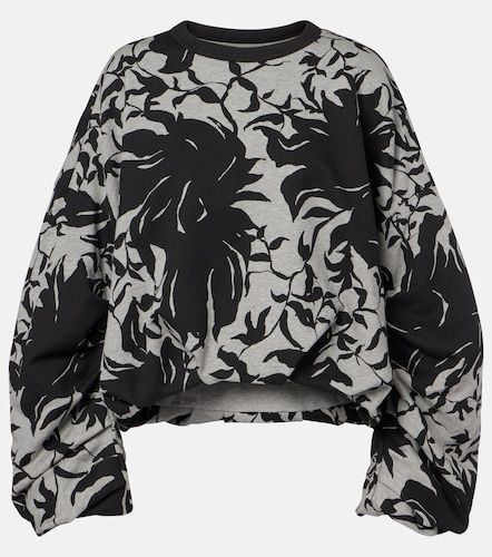 Sweat-shirt en coton à imprimé - Dries Van Noten - Modalova
