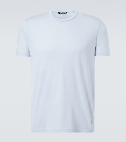 T-shirt en coton et soie mélangés - Tom Ford - Modalova