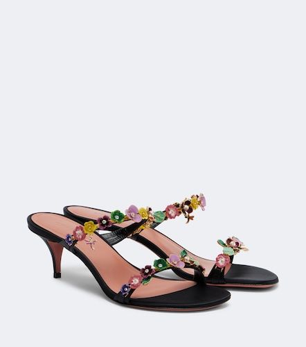 Mules Vittoria à ornements - Amina Muaddi - Modalova
