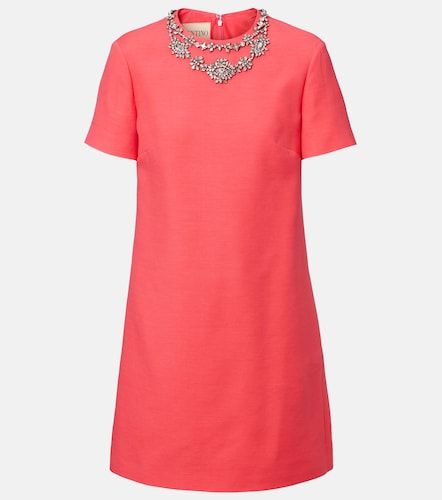 Robe en Crêpe Couture à ornements - Valentino - Modalova