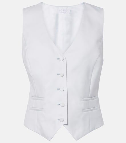 Gilet Coleridge en laine et soie - Gabriela Hearst - Modalova