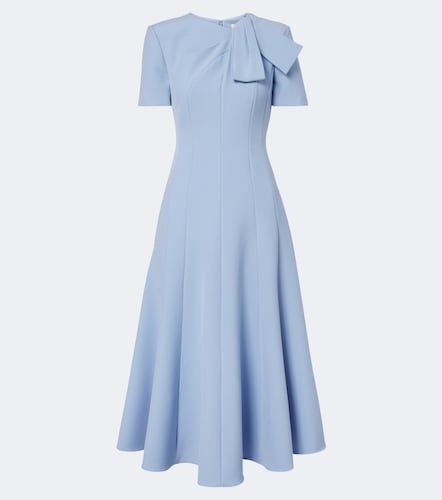 Robe de cocktail en crêpe à nœud - Roland Mouret - Modalova