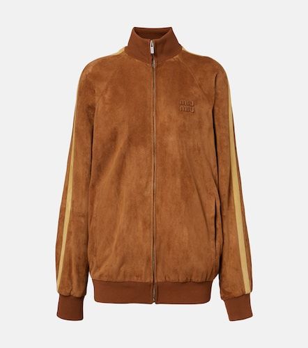 Miu Miu Veste oversize en daim - Miu Miu - Modalova