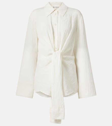 Róhe Chemise en satin de soie mélangée - Rohe - Modalova