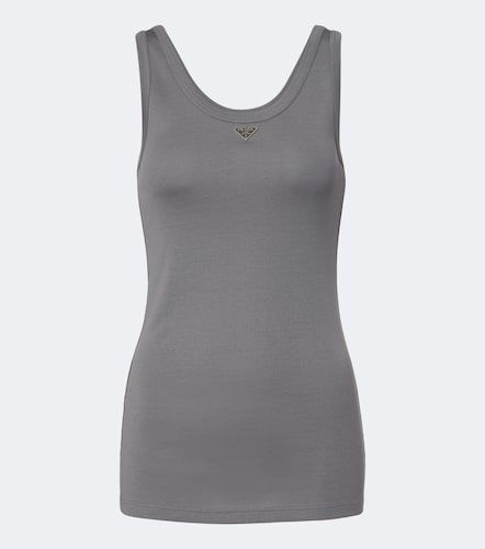 Prada Débardeur en coton côtelé - Prada - Modalova