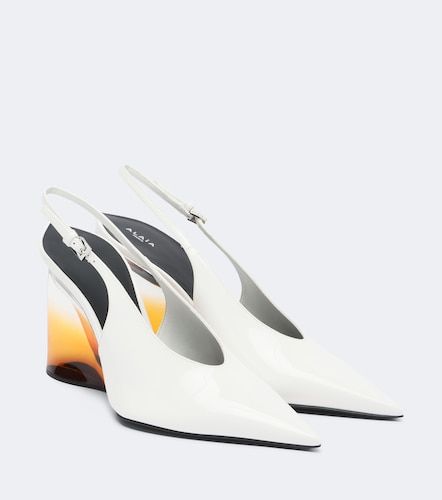 Alaïa Escarpins compensés slingback Invisible en cuir - Alaia - Modalova