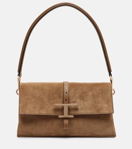Sac porté épaule T Timeless Small en daim - Tod's - Modalova
