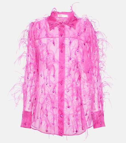 Valentino Chemise brodée en soie - Valentino - Modalova