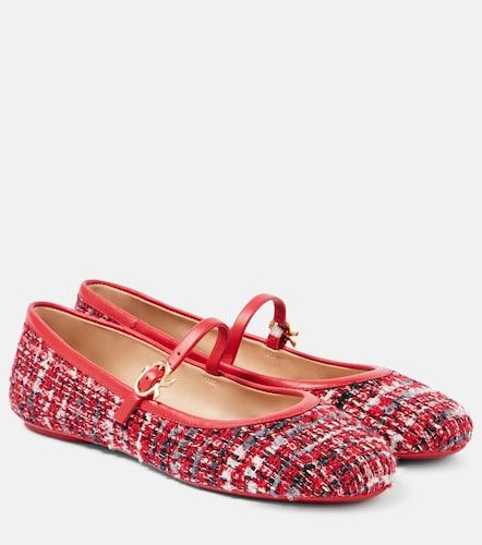 Ballerines Mary Jane Carla en bouclé - Gianvito Rossi - Modalova