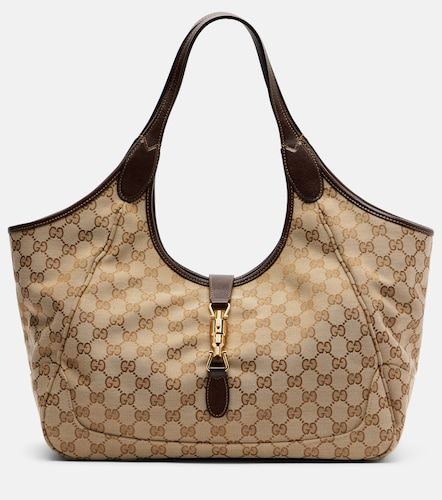 Sac Mercato Medium en toile GG - Gucci - Modalova
