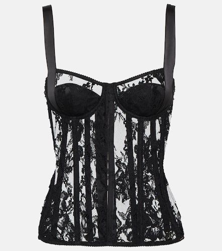 Top corset en dentelle - Dolce&Gabbana - Modalova