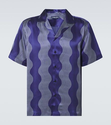 Chemise de bowling Roberto en soie à imprimé - Frescobol Carioca - Modalova