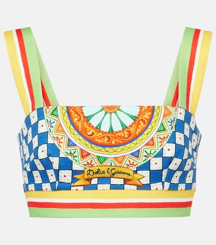 Top raccourci en coton - Dolce&Gabbana - Modalova