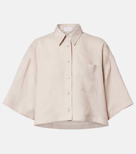 Chemise oversize en lin - Brunello Cucinelli - Modalova