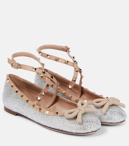 Ballerines Rockstud à ornements - Valentino Garavani - Modalova