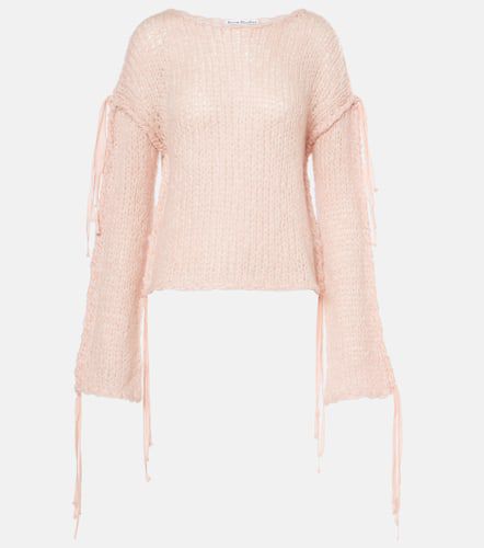 Pull raccourci en laine et mohair mélangés - Acne Studios - Modalova