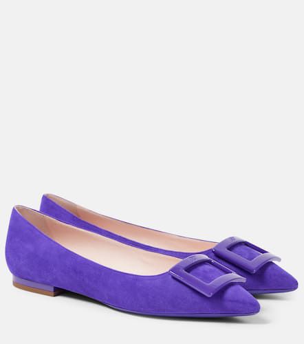 Ballerines Gommettine en daim - Roger Vivier - Modalova