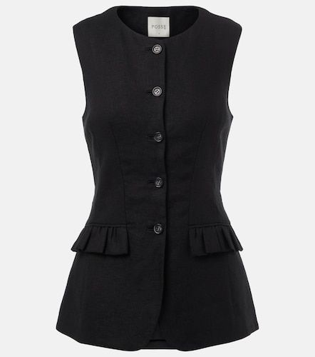 Veste sans manches Matilda en lin - Posse - Modalova