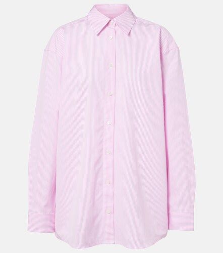 Chemise en popeline de coton rayée - Toteme - Modalova