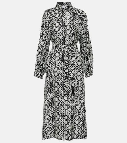 Robe midi Alpe imprimée en soie - Max Mara - Modalova