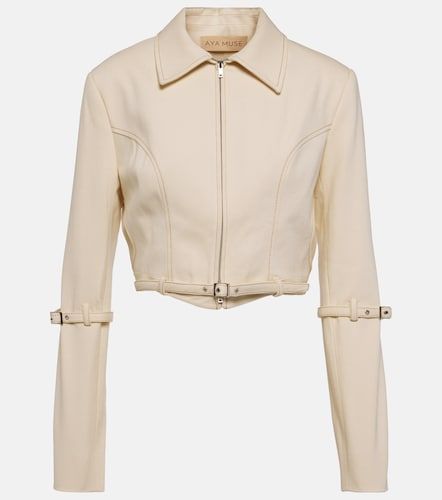 Veste courte Tuxis en denim - Aya Muse - Modalova