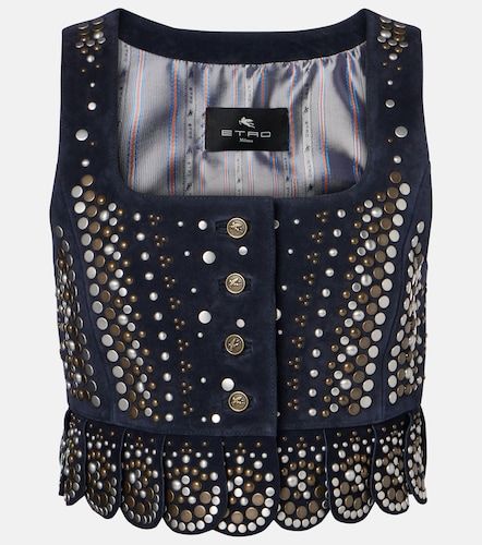 Etro Gilet en daim à clous - Etro - Modalova
