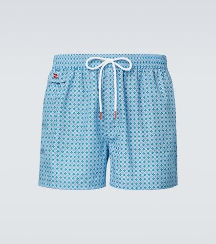 Short de bain imprimé à logo - Kiton - Modalova
