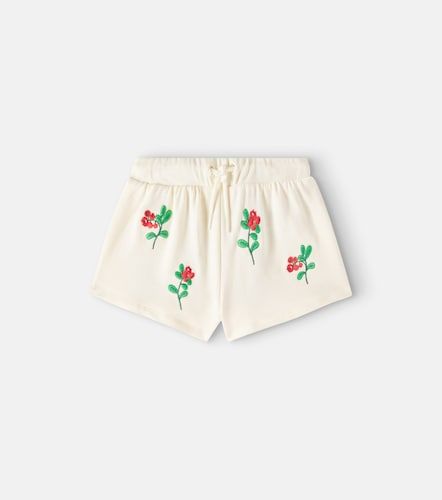 Short Lingoberries en coton brodé - Mini Rodini - Modalova