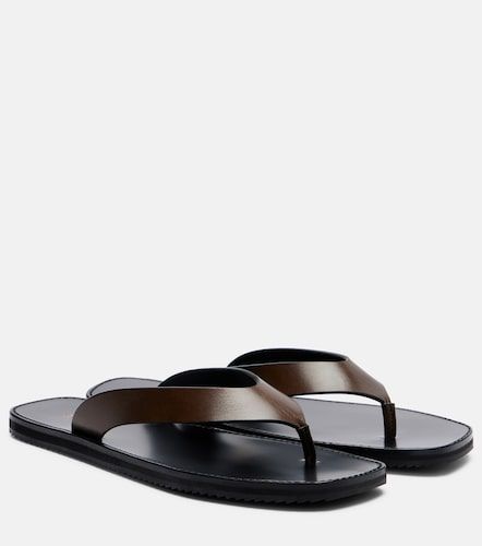 JUDE Tongs Vermelho en cuir - JUDE - Modalova