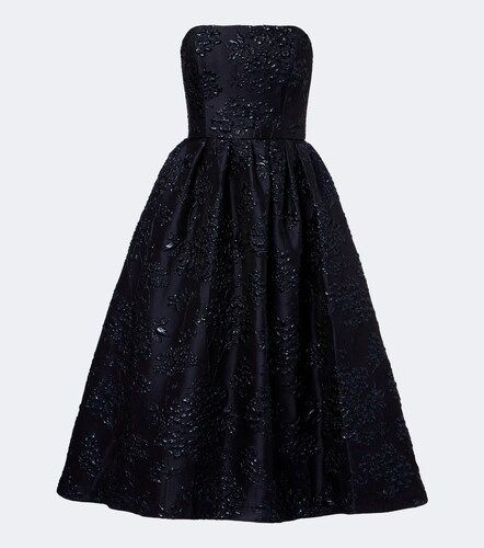 Robe de cocktail à fleurs - Carolina Herrera - Modalova