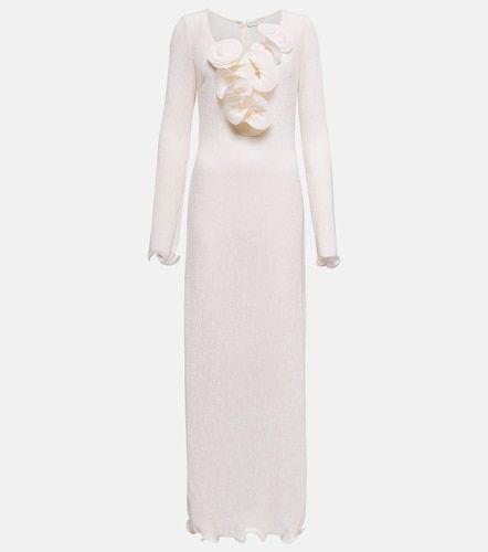 Robe longue en crêpe à ornements - Magda Butrym - Modalova