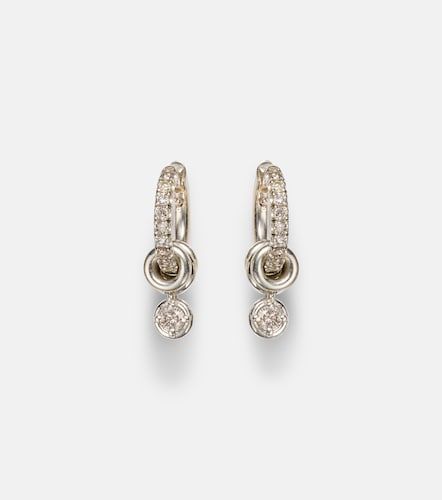Boucles d'oreilles Zahra en argent sterling et diamants - Spinelli Kilcollin - Modalova