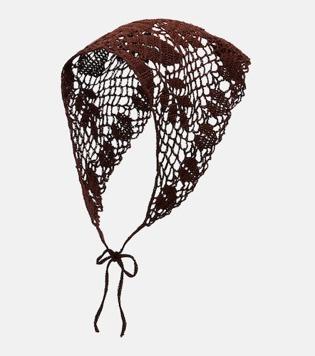 Foulard en crochet de coton - Magda Butrym - Modalova