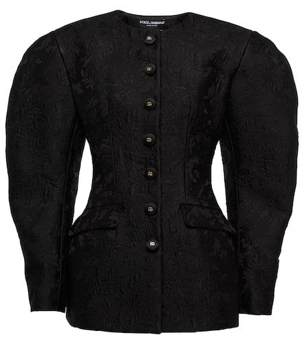 Veste en jacquard de coton et soie - Dolce&Gabbana - Modalova