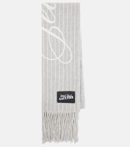 Écharpe en laine à logo - Jean Paul Gaultier - Modalova