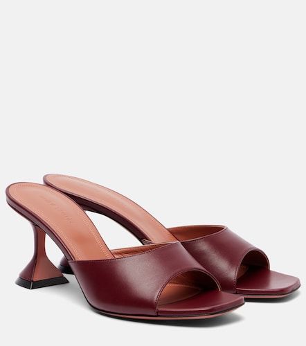 Mules Lupita 70 en cuir - Amina Muaddi - Modalova