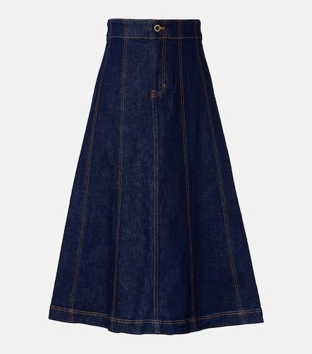 Jupe midi Alix en jean - Veronica Beard - Modalova