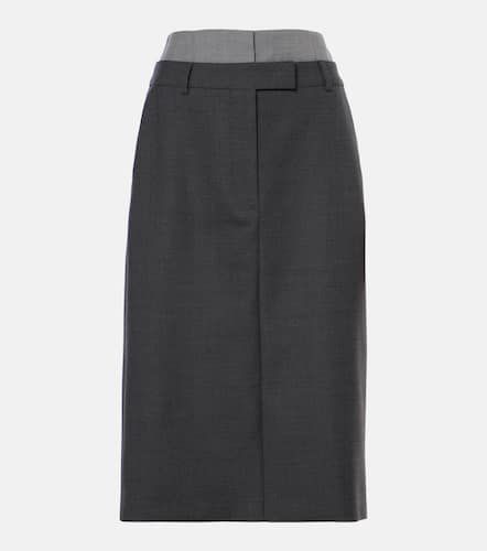 Sportmax Jupe midi Alceste en laine - Sportmax - Modalova