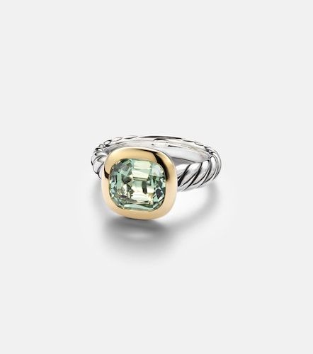 Bague DY Mercer® en argent sterling, or 18 ct et prasiolite - David Yurman - Modalova